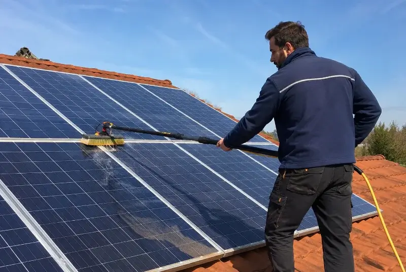 Nettoyage et entretien de panneaux solaires à Seyssins